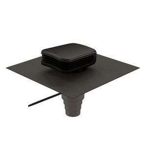 Dakdoorvoer VALETIS 16-55° ongeïsoleerd 100/110/125/150/160mm tbv luchtafvoer incl. ubiflex indekstuk