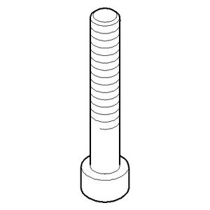 Bevestiging Cilinderschroef+binnenzeskant M8X50mm