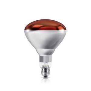 Doos a 10st. BR125 IR 150W E27 230-250V Red 1CT/10