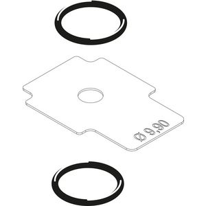 Gassmoorklep VR4615 D=9,90 mm