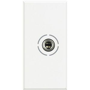 Audio Wandcontactdoos jack 3.5 1 module Axolute White