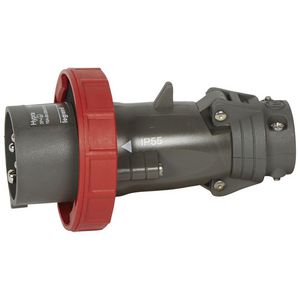 Stekker recht 400V 16A 4-polig IP67 kunststof Hypra