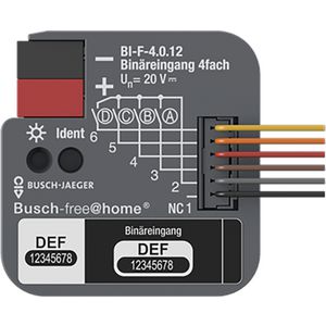 I/O-module bussysteem binaire ingang 4-voudig inb. 4.0.12 (BI-F-4.0.12)