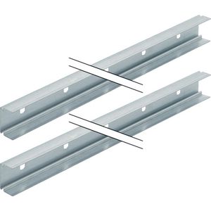 Set a 2st. Duofix systeemprofielen verzinkt 34x50mm L=3mtr.