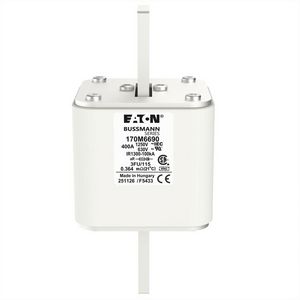 Zekering hoge snelheid 400A AC 1250V 100kA size 3 76x92x1