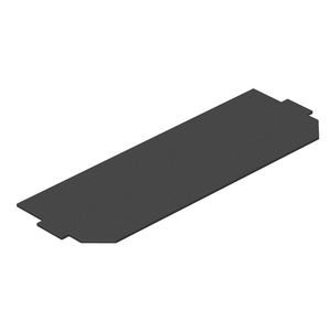 Blindplaatafdekking 208x76mm polyvinylchlorid 9011