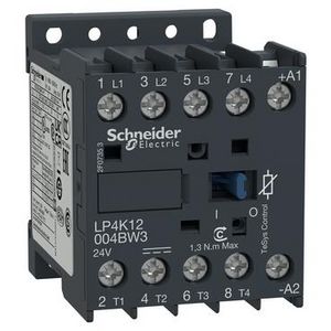 Contactor 4M AC-1<=440V 20A Stuurspanning 24V DC LV K