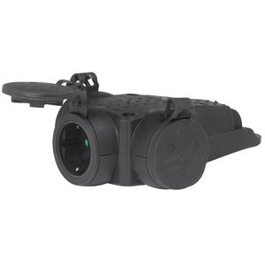 Hangkoppeling 3-voudig rubber VVE=5