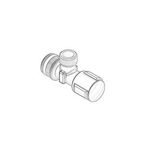 Aansluiting voor hoekklep 54x50mm chr 04170200300-00