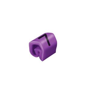 Kabelcoderingsyst. paars geleider O.D.1.3-3mm PVC VVE=200