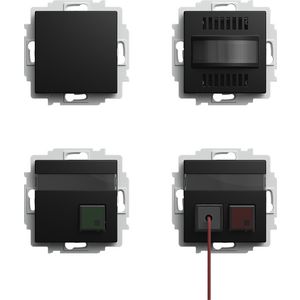 Miva-toiletset VDE0834 SI-B-matzwart