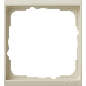 Tussenr. 1-voudig Gira Event Clear creme wit
