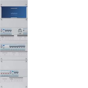 Groepenkast 8-groepenverdeler HS 3xALS 2P 30mA +K+T+W 3-fase