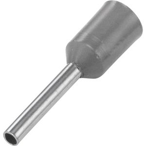 Doos a 100st. Adereindhuls enkel grijs 4mm²/10