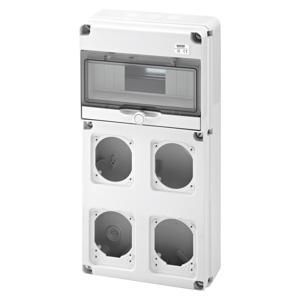 Q-DIN 10 MODULE-2 FLENZEN IEC 16 A + 2 FLENZEN IEC 16/32 A