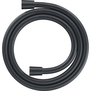Doucheslang Wave 125cm zwart mat