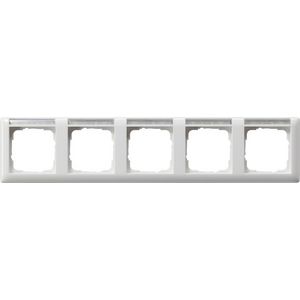 Afdekraam 5-voudig horizontaal TK System 55 zuiver wit