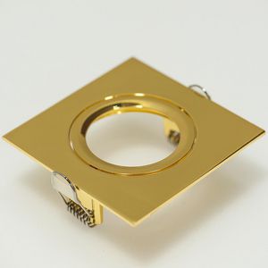 Downlight ring vierkant 88(76)mm messing 42180145