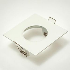 Downlight ring vierkant 82(72)mm puur wit vast 42180139