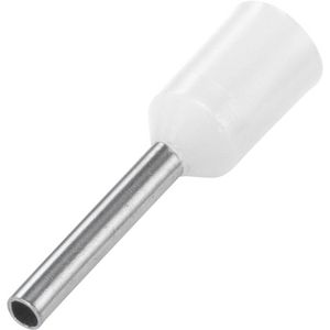 Zak a 100st. Adereindhuls enkel wit 0,5mm²/10