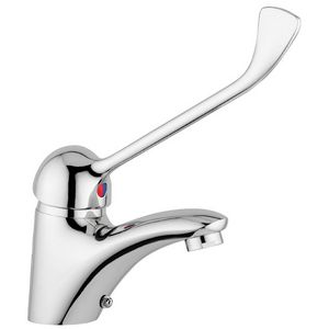Wastafelmengkraan NETTUNO DUE met elleboogbediening. Zonder aut. ledigin chroom