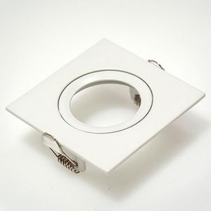 Downlight ring vierkant 88(76)mm puur w kantelbaar 42180149