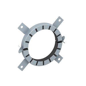 Buismanchet brandbare buizen Ø125mm bouwmateriaal grijs