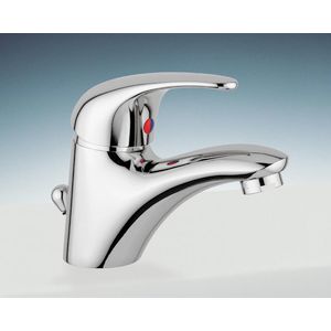 Wastafelmengkraan NETTUNO DUE chroom met waste-inrichting