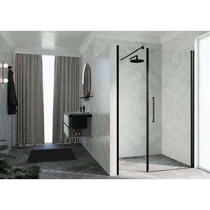 Deur Young Plus Gfl 103 VeR103-107Cm Helder Glas Zwart