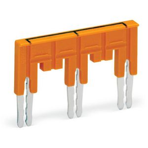 Brug geisoleerd oranje 282-435/011-000 VVE=10