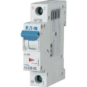 Installatieautomaat (MCB) PLS6 20A 1P C-karakteristiek DC, 6ka