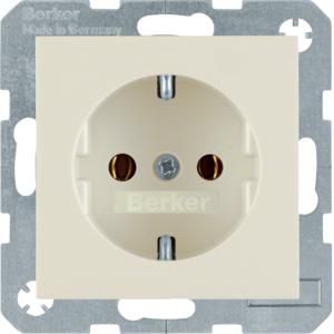 Wandcontactdoos RA schroef berker S.1/B.3/B.7 wit glans