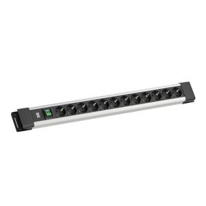 CONNECTUS 12x 230V RA schakelaar 2m RA grijs