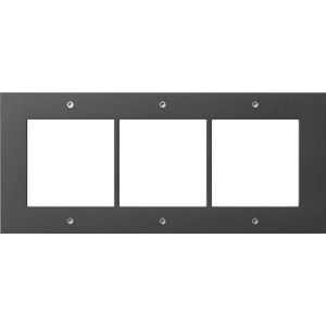 DesignAfdekraam 3-voudig deurstation OB Gira TX_44 antraciet