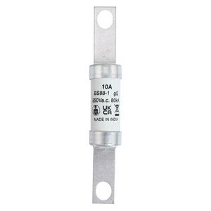 Zekering laagspanning 10A AC 550V 21x129mm gL/gG BS VVE=20