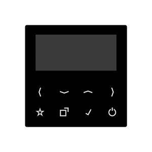 Display A500 zwart voor DAB+