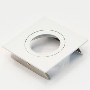 Downlight ring vierkant 87(76)mm puur w kantelbaar 42180169