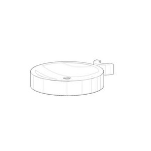 Zeepbakje voor buismontage 120x25mm chr