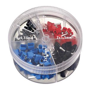 Doos a 200st. Adereindhuls dubbel assortiment 1