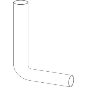 Valpijpbocht wit 280x210mm.