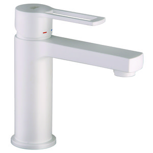 Wastafelmengkraan 1-h RINGO sprong 120mm mat zwart