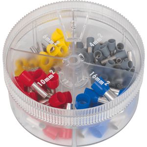 Doos a 100st. Adereindhuls enkel assortiment 2
