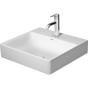DURASQUARE #235350 wastafel 500mm wit met kraangat