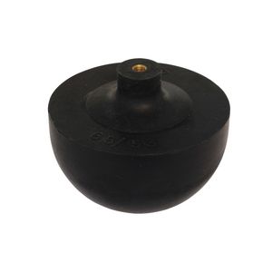 Rubber bal 65/53 zwart GU