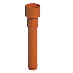 Ventilatiedakdoorvoer Ventub 131 1020mm terracotta