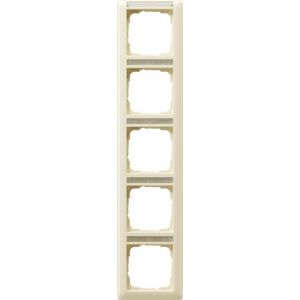 Afdekraam 5-voudig verticaal TK System 55 creme wit