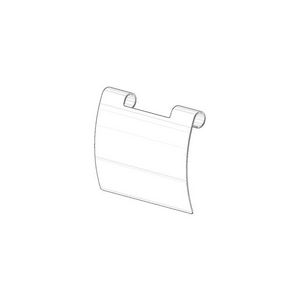 Afdekplaat toiletrolhouder 151x105mm Platina geborsteld