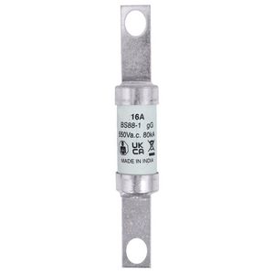 Zekering laagspanning 16A AC 550V 21x129mm gL/gG BS VVE=20