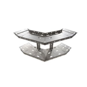 Vervalstuk 90gr. Crafty MF H150 B1000 RVS 304 R300