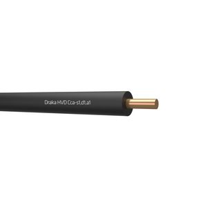 Doos a 100m. installatiedraad HVD halogeenvrij Cca 70C 450/750V bk# 1,5mm² (Zwart)